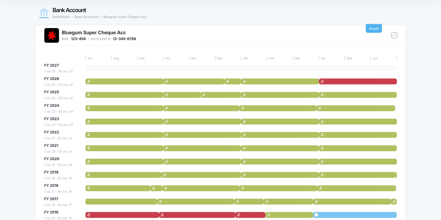 Beeswax bank reconciliation